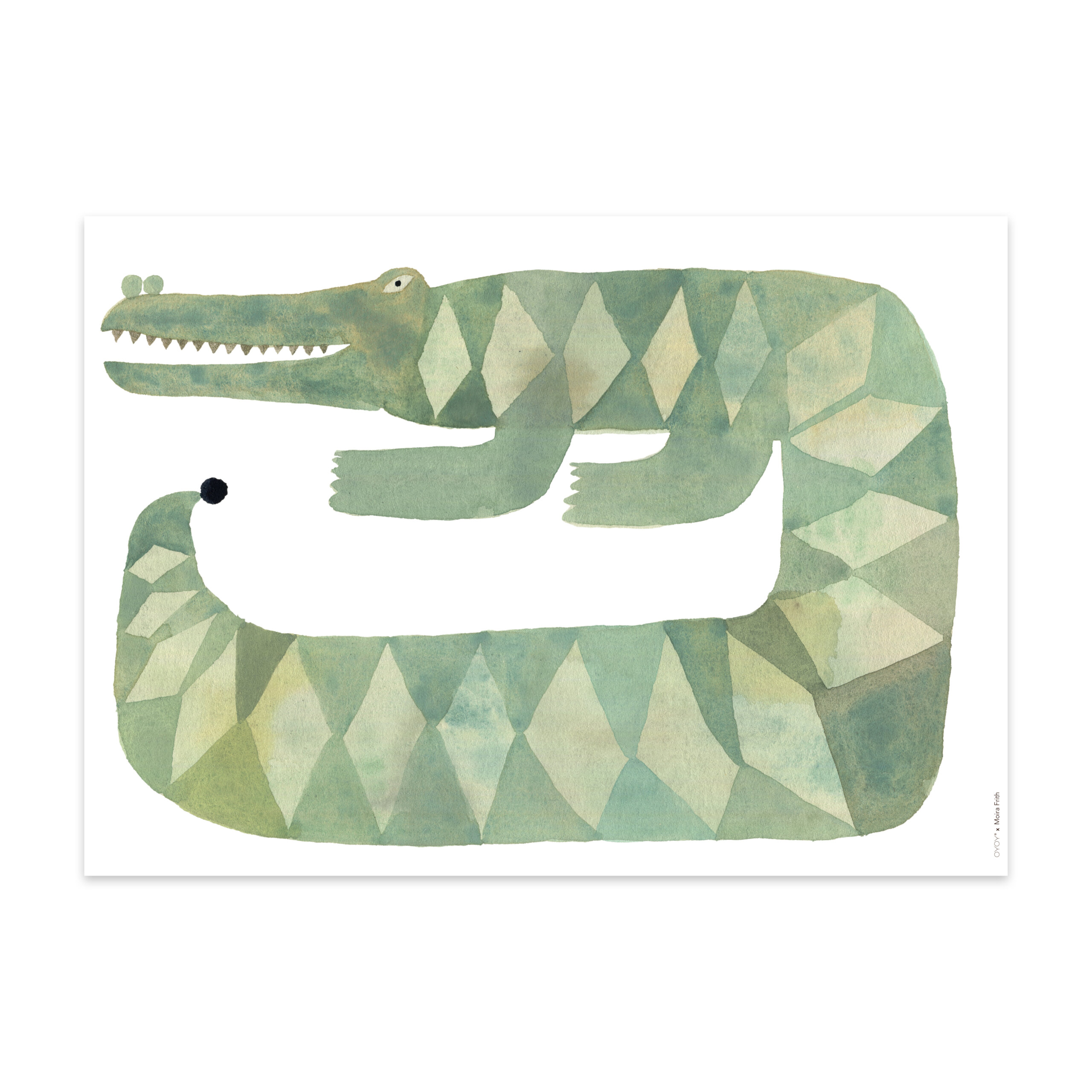 Seinapilt - krokodill 50x70 cm