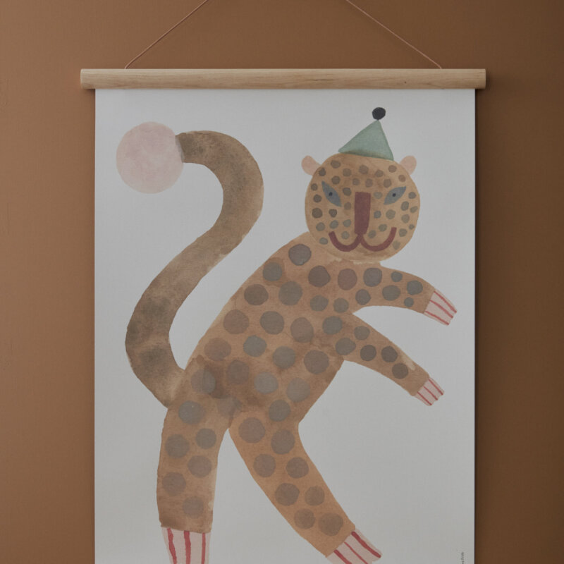 Seinapilt - leopard 50x70 cm